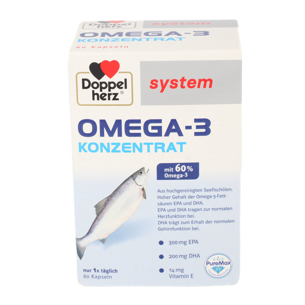 DOPPELHERZ Omega-3 Konzentrat system Kapseln DOPPELHERZ Omega-3 Konzentrat system Kapseln