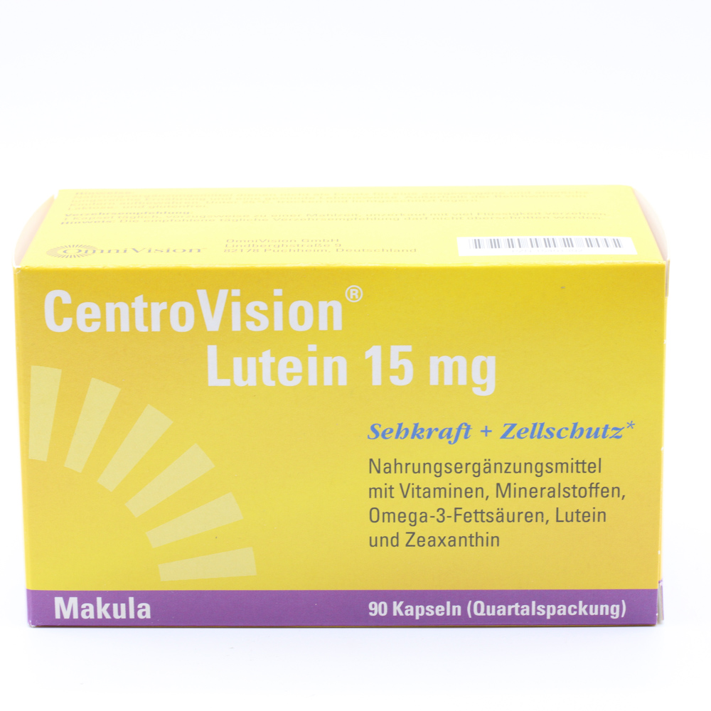 CENTROVISION Lutein 15 mg Kapseln CENTROVISION Lutein 15 mg Kapseln