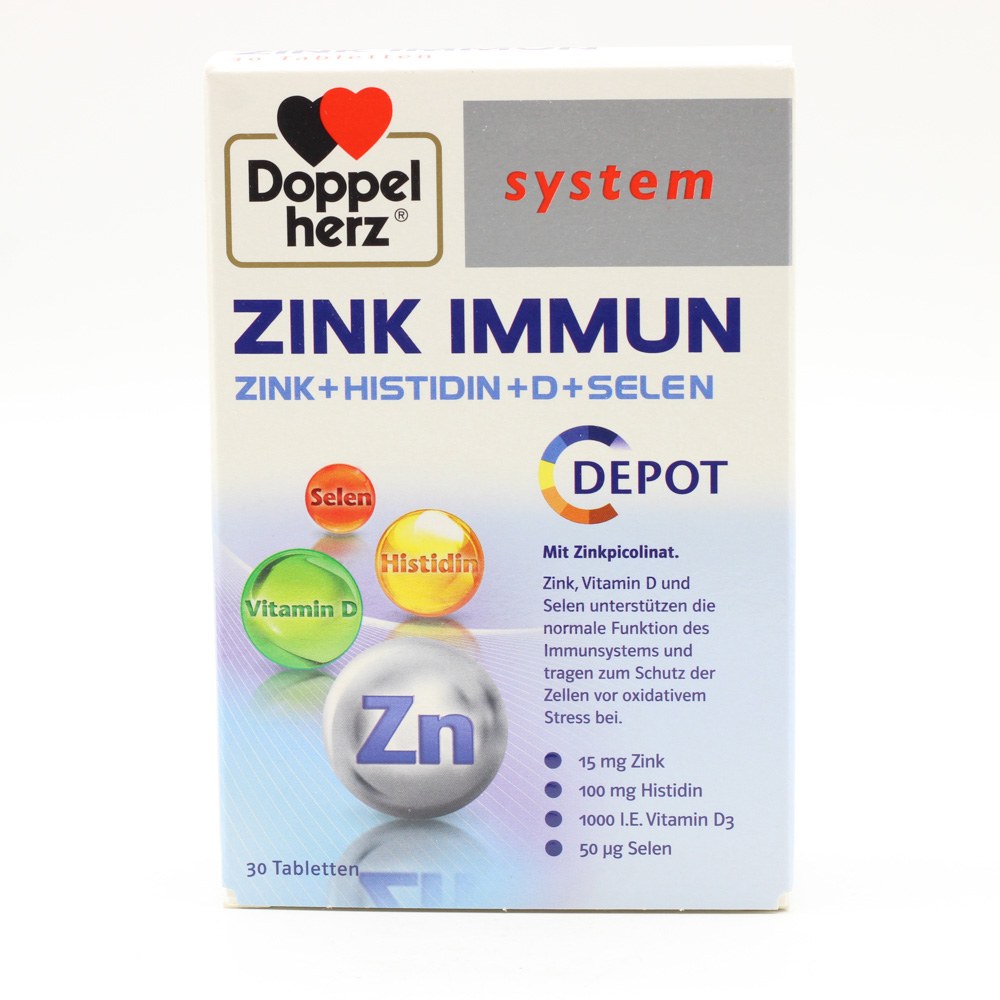 DOPPELHERZ Zink Immun Depot system Tabletten DOPPELHERZ Zink Immun Depot system Tabletten