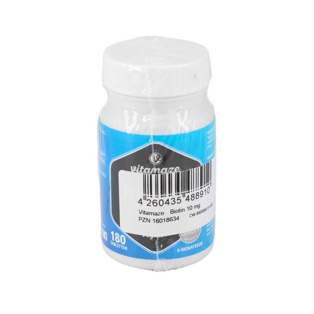 BIOTIN 10 mg hochdosiert vegan Tabletten BIOTIN 10 mg hochdosiert vegan Tabletten