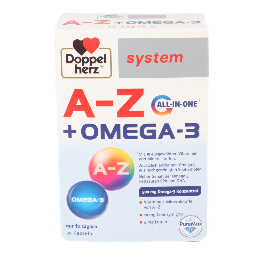 DOPPELHERZ A-Z+Omega-3 all-in-one system Kapseln DOPPELHERZ A-Z+Omega-3 all-in-one system Kapseln