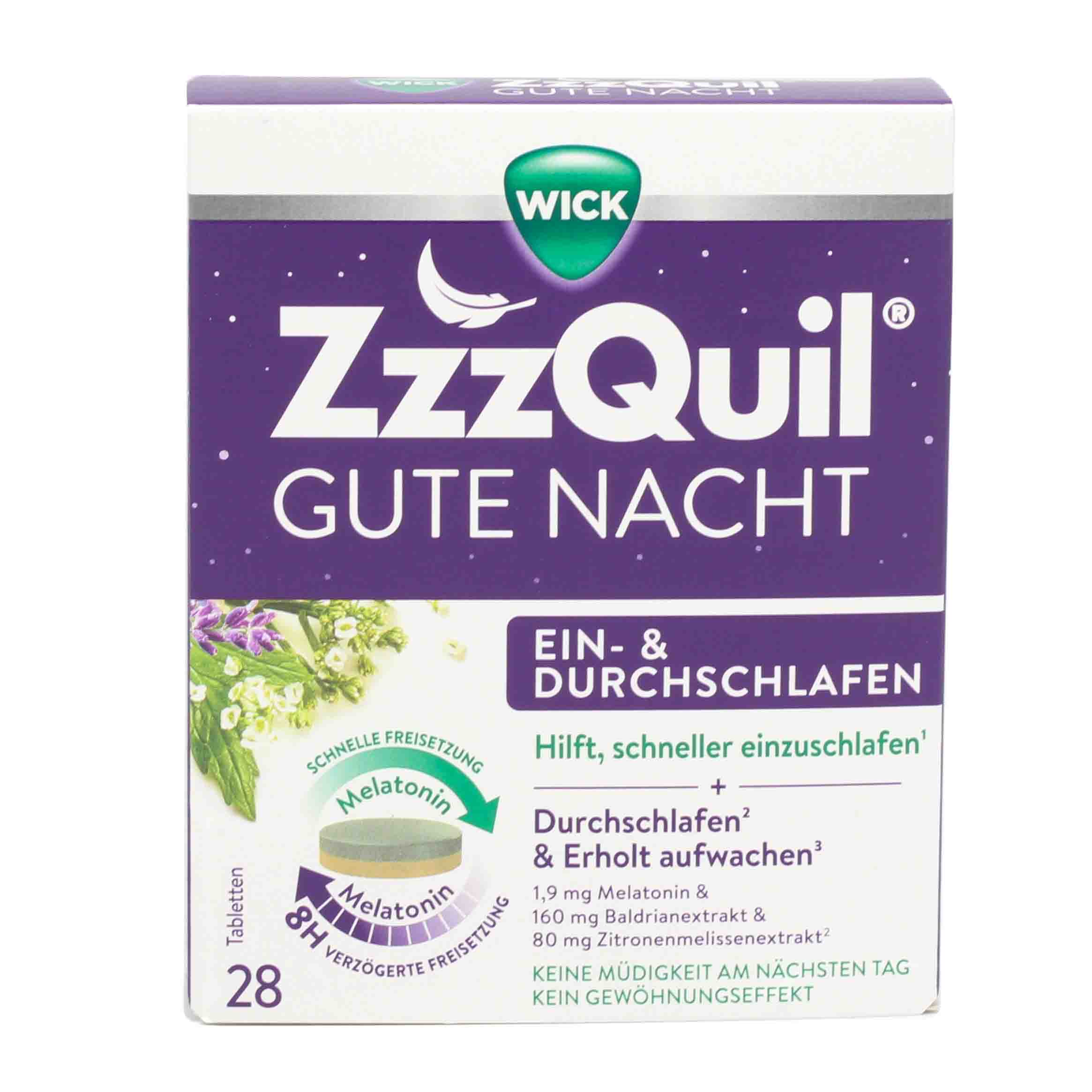 WICK ZzzQuil Gute Nacht Ein- und Durchschlafen TAB WICK ZzzQuil Gute Nacht Ein- und Durchschlafen TAB