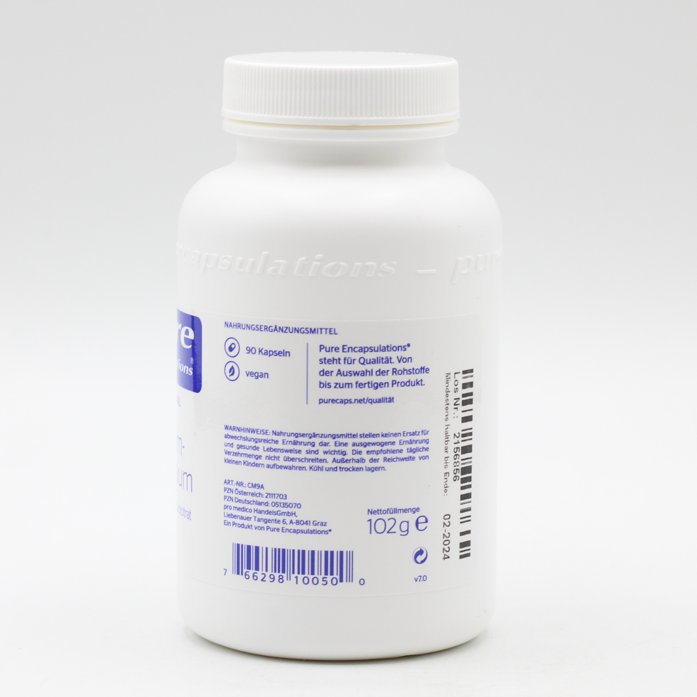 PURE ENCAPSULATIONS Calcium Magnesium Citrat Kaps. PURE ENCAPSULATIONS Calcium Magnesium Citrat Kaps.