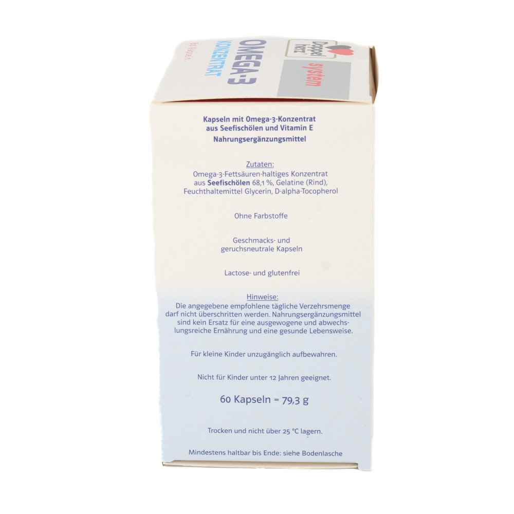 DOPPELHERZ Omega-3 Konzentrat system Kapseln DOPPELHERZ Omega-3 Konzentrat system Kapseln