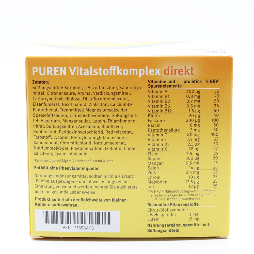 PUREN Vitalstoffkomplex direkt Granulat PUREN Vitalstoffkomplex direkt Granulat