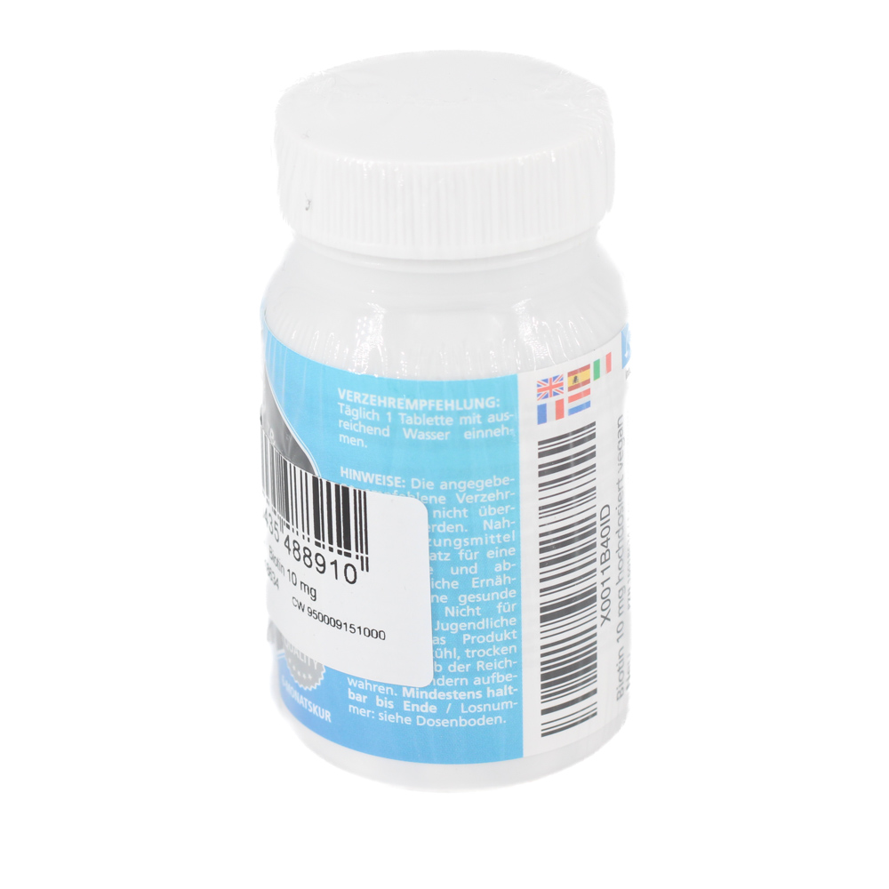 BIOTIN 10 mg hochdosiert vegan Tabletten BIOTIN 10 mg hochdosiert vegan Tabletten