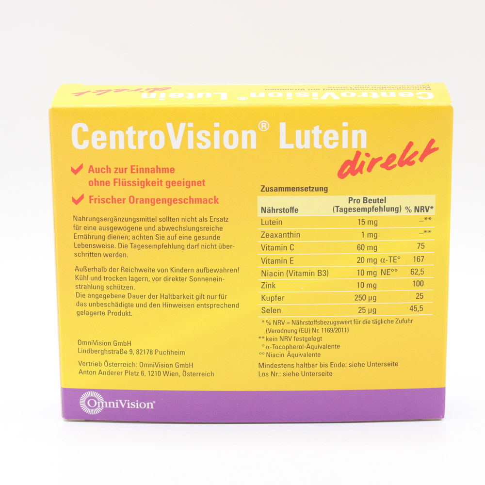 CENTROVISION Lutein direkt Granulat CENTROVISION Lutein direkt Granulat