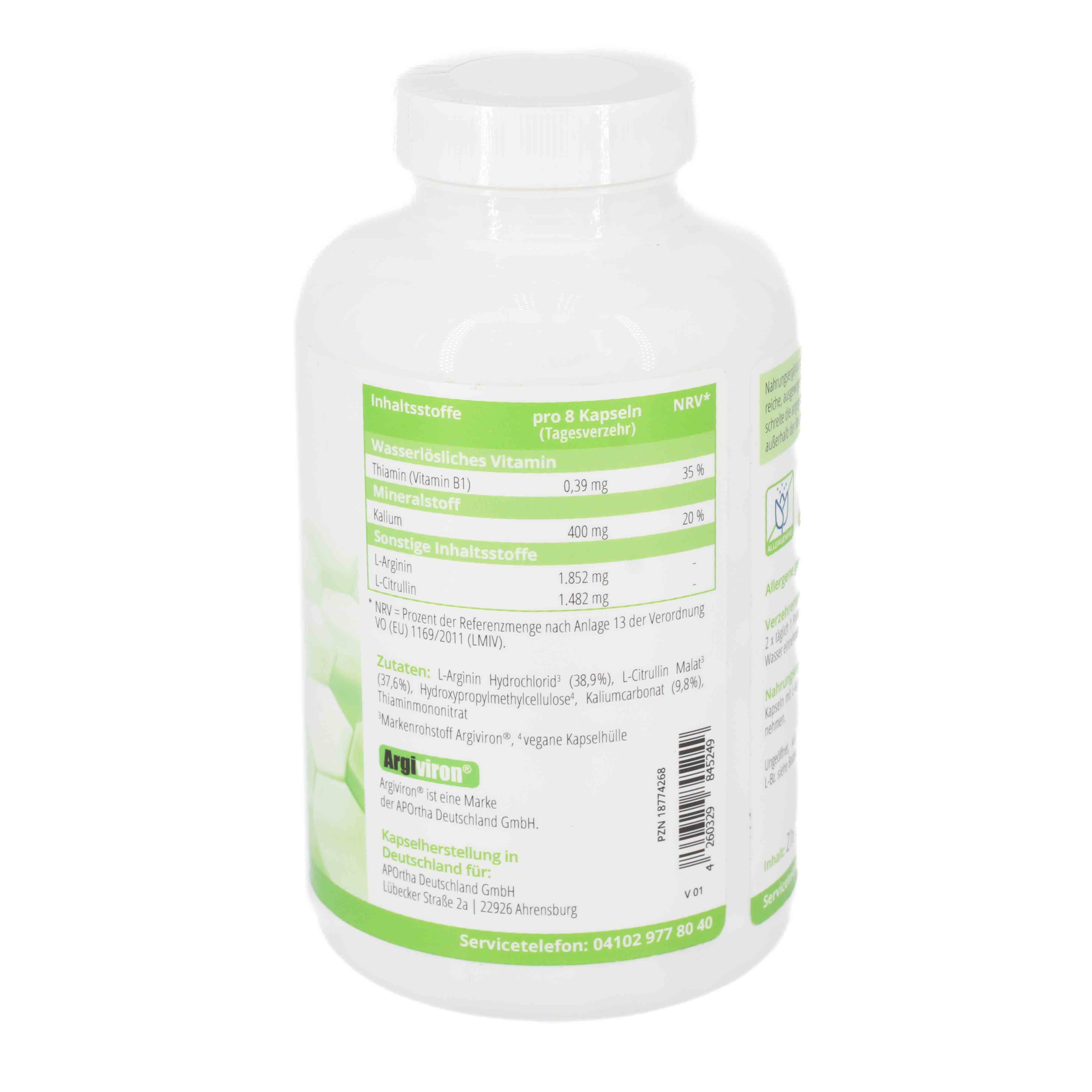 APORTHA Argiviron Cardio RR vegan Kapseln APORTHA Argiviron Cardio RR vegan Kapseln