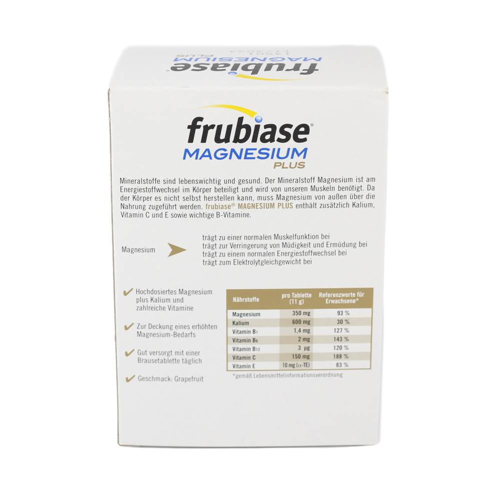 FRUBIASE MAGNESIUM Plus Brausetabletten FRUBIASE MAGNESIUM Plus Brausetabletten