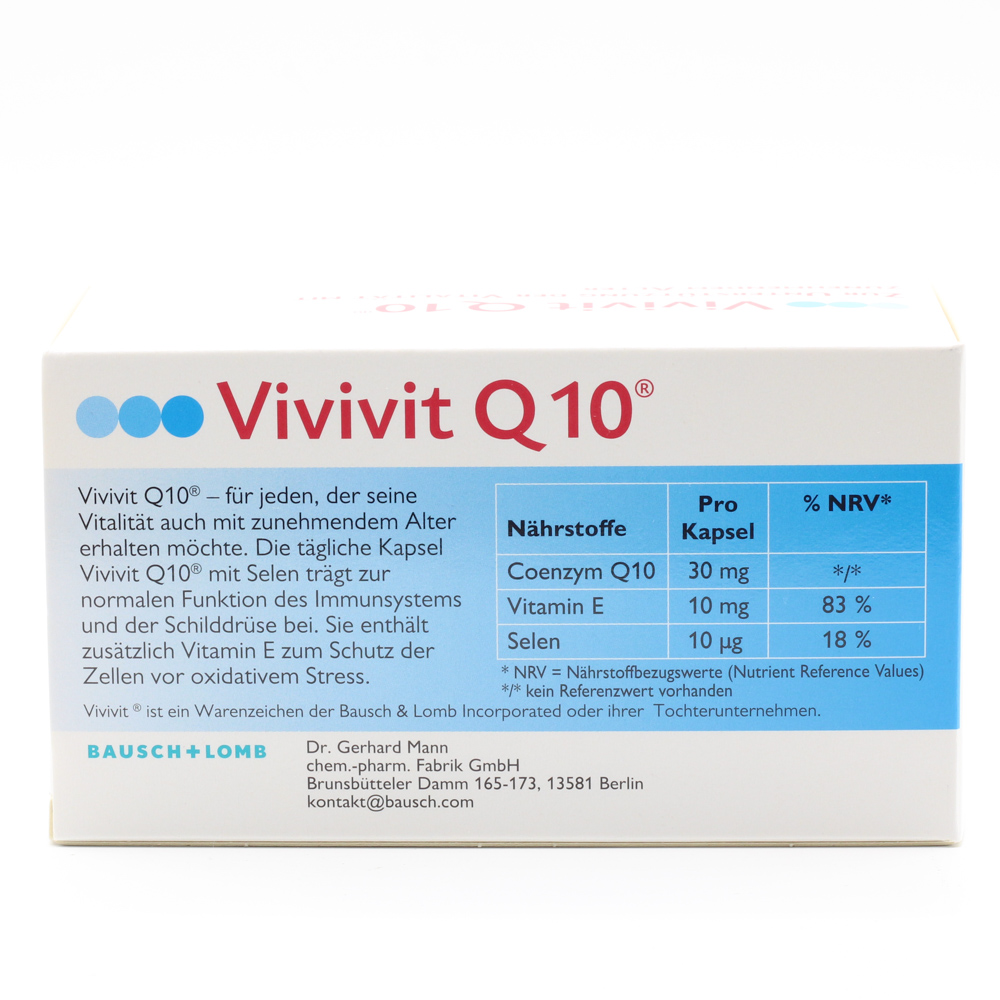 VIVIVIT Q10 Kapseln VIVIVIT Q10 Kapseln
