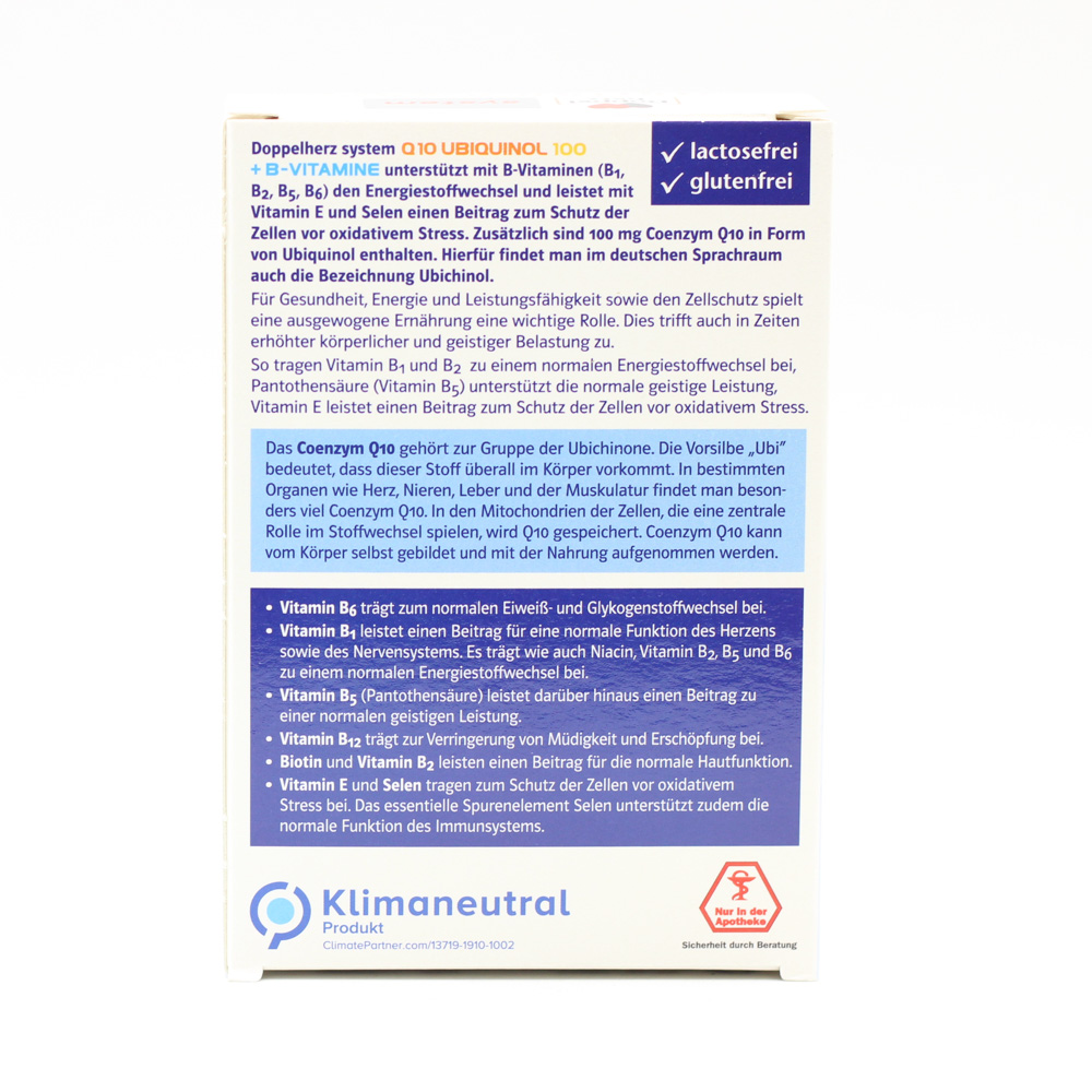 DOPPELHERZ Q10 Ubiquinol 100 system Kapseln DOPPELHERZ Q10 Ubiquinol 100 system Kapseln