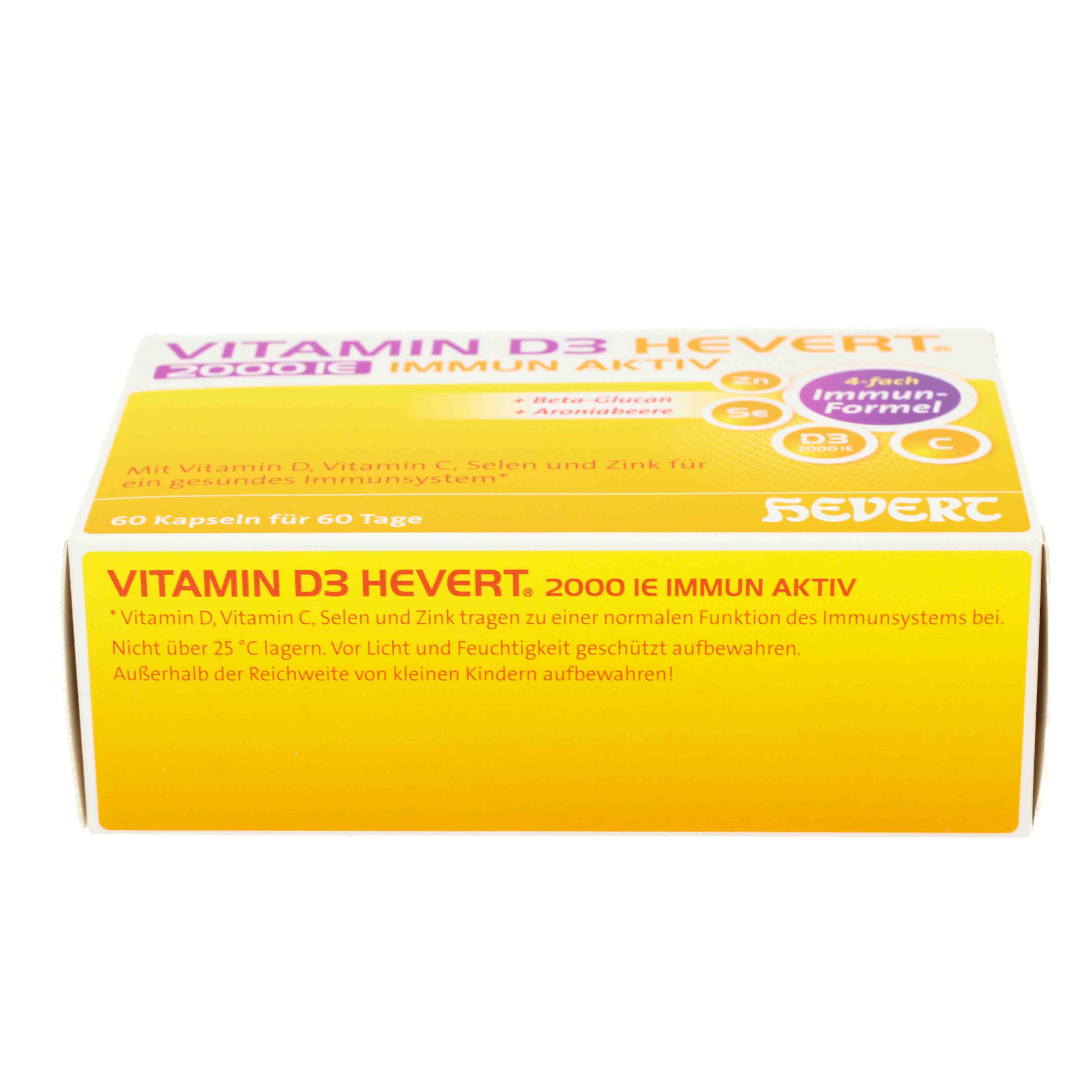 VITAMIN D3 HEVERT 2000 I.E. Immun Aktiv Kapseln VITAMIN D3 HEVERT 2000 I.E. Immun Aktiv Kapseln
