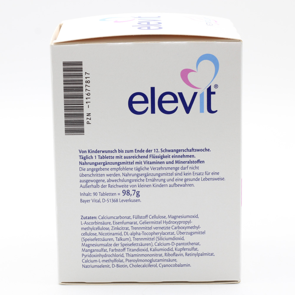 ELEVIT 1 Kinderwunsch & Schwangerschaft Tabletten ELEVIT 1 Kinderwunsch & Schwangerschaft Tabletten
