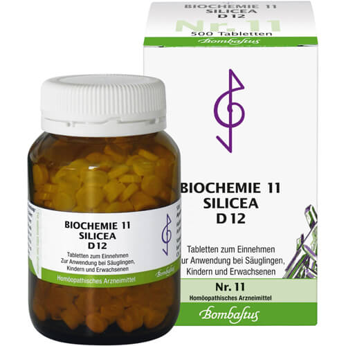BIOCHEMIE 11 Silicea D 12 Tabletten BIOCHEMIE 11 Silicea D 12 Tabletten