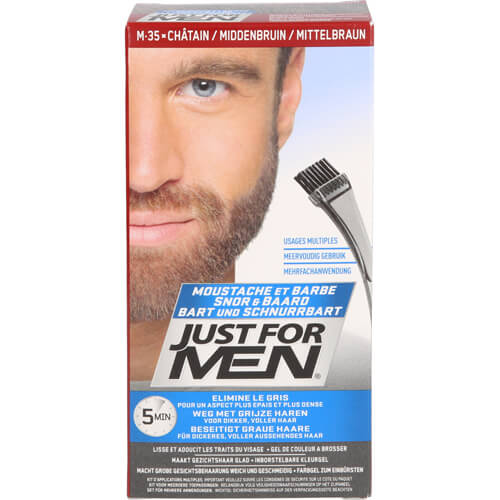 JUST for men Brush in Color Gel mittelbraun JUST for men Brush in Color Gel mittelbraun