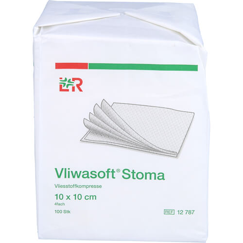 VLIWASOFT Stoma Kompressen 10x10 cm 4fach VLIWASOFT Stoma Kompressen 10x10 cm 4fach