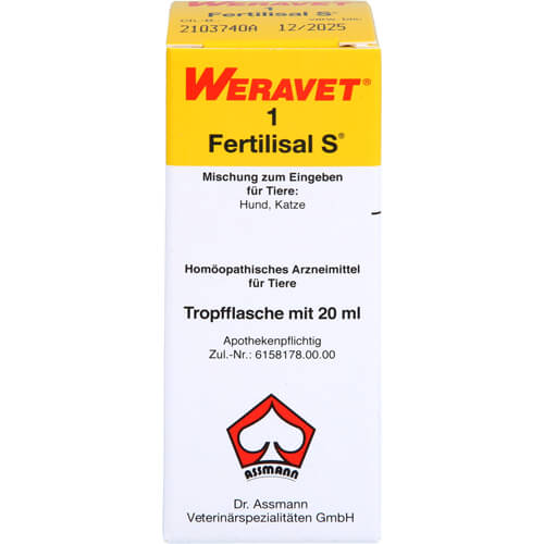 FERTILISAL S1 Tropf.f.Hunde/Katzen/heim-u.Zootiere FERTILISAL S1 Tropf.f.Hunde/Katzen/heim-u.Zootiere