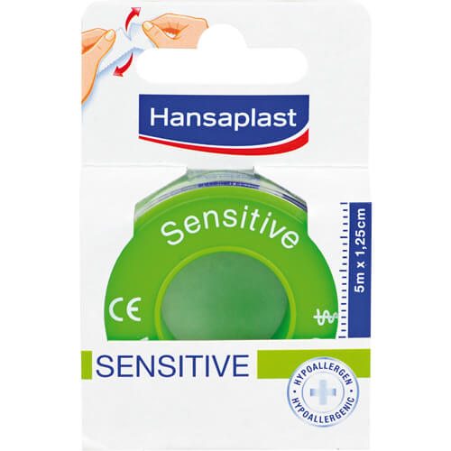HANSAPLAST Fixierpfl.Sensitive 1,25 cmx5 m HANSAPLAST Fixierpfl.Sensitive 1,25 cmx5 m