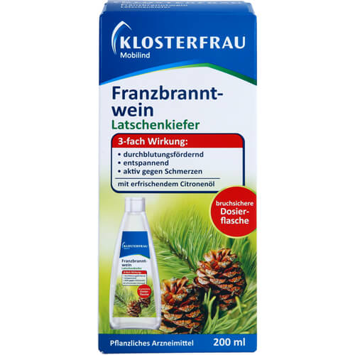 KLOSTERFRAU Franzbranntwein Latschenk.Dosierfl. KLOSTERFRAU Franzbranntwein Latschenk.Dosierfl.