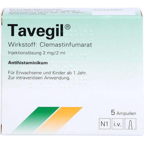 TAVEGIL Injektionslösung 2 mg/2 ml Ampullen TAVEGIL Injektionslösung 2 mg/2 ml Ampullen