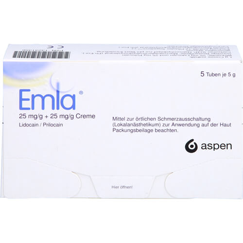 EMLA 25 mg/g + 25 mg/g Creme + 12 Tegaderm Pfl. EMLA 25 mg/g + 25 mg/g Creme + 12 Tegaderm Pfl.