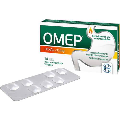 OMEP HEXAL 20 mg magensaftresistente Tabletten OMEP HEXAL 20 mg magensaftresistente Tabletten