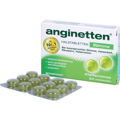 ANGINETTEN Stimme Lutschtabletten ANGINETTEN Stimme Lutschtabletten