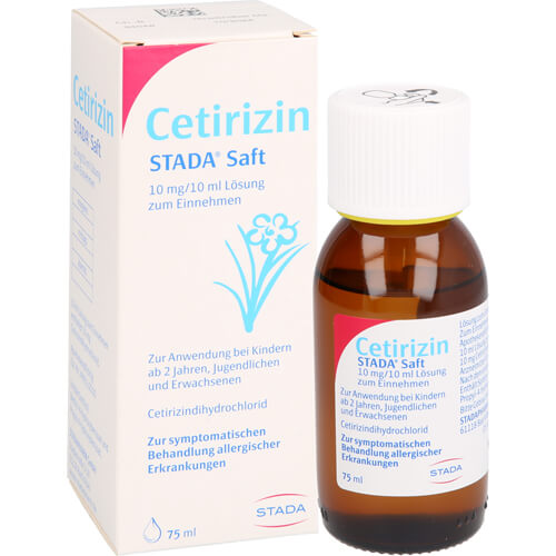 CETIRIZIN STADA Saft 10 mg/10 ml CETIRIZIN STADA Saft 10 mg/10 ml