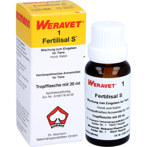 FERTILISAL S1 Tropf.f.Hunde/Katzen/heim-u.Zootiere FERTILISAL S1 Tropf.f.Hunde/Katzen/heim-u.Zootiere