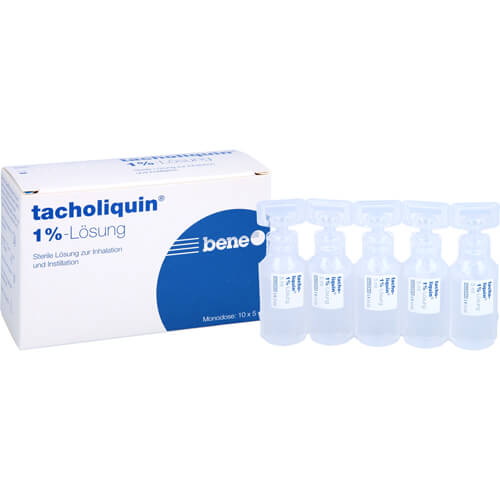 TACHOLIQUIN 1% Lösung für einen Vernebler Monodose TACHOLIQUIN 1% Lösung für einen Vernebler Monodose