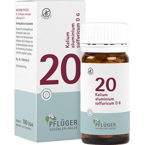 BIOCHEMIE Pflüger 20 Kalium alumin.sulfur.D 6 Tab. BIOCHEMIE Pflüger 20 Kalium alumin.sulfur.D 6 Tab.