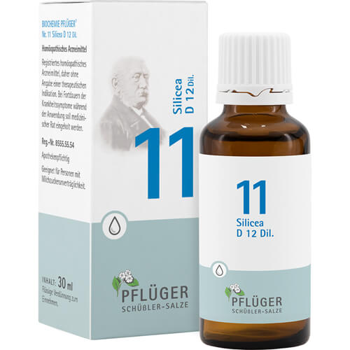 BIOCHEMIE Pflüger 11 Silicea D 12 Tropfen BIOCHEMIE Pflüger 11 Silicea D 12 Tropfen