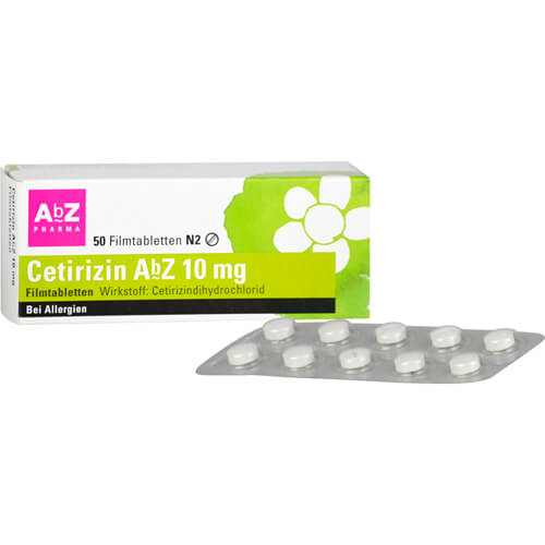 CETIRIZIN AbZ 10 mg Filmtabletten CETIRIZIN AbZ 10 mg Filmtabletten