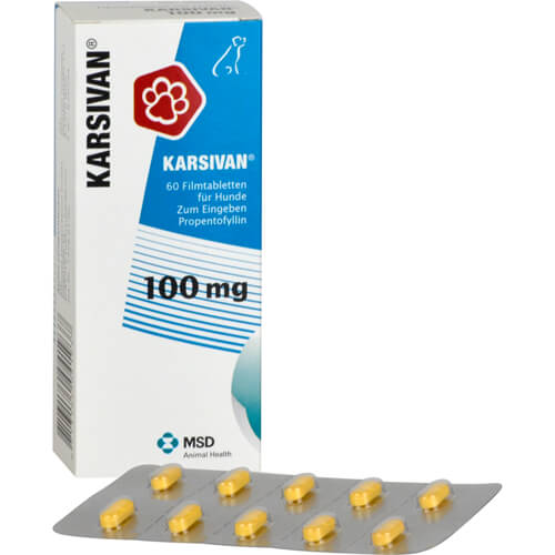 KARSIVAN 100 Filmtabletten f.Hunde KARSIVAN 100 Filmtabletten f.Hunde