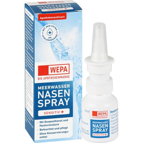 WEPA Meerwasser Nasenspray sensitiv+ WEPA Meerwasser Nasenspray sensitiv+