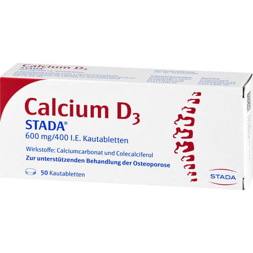 CALCIUM D3 STADA 600 mg/400 I.E. Kautabletten CALCIUM D3 STADA 600 mg/400 I.E. Kautabletten