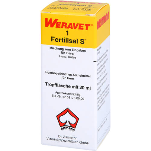 FERTILISAL S1 Tropf.f.Hunde/Katzen/heim-u.Zootiere FERTILISAL S1 Tropf.f.Hunde/Katzen/heim-u.Zootiere