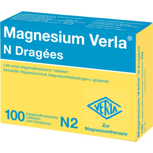 MAGNESIUM VERLA N Dragees MAGNESIUM VERLA N Dragees