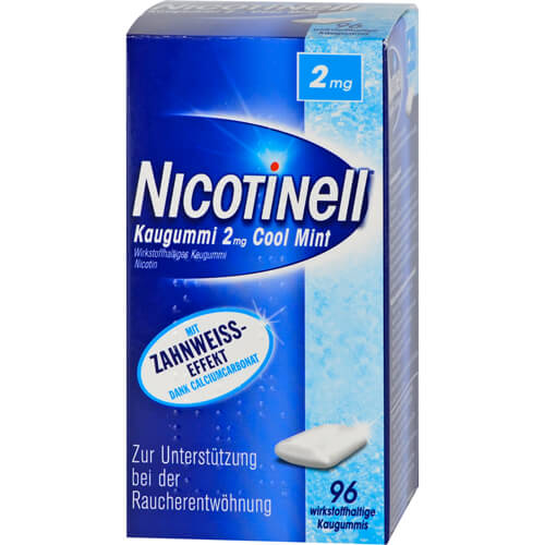 NICOTINELL Kaugummi Cool Mint 2 mg NICOTINELL Kaugummi Cool Mint 2 mg