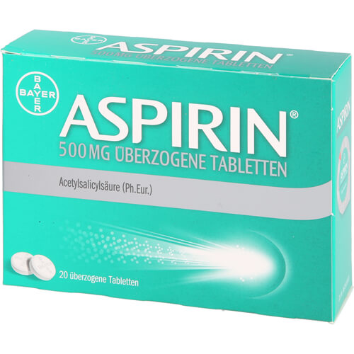 ASPIRIN 500 mg überzogene Tabletten ASPIRIN 500 mg überzogene Tabletten