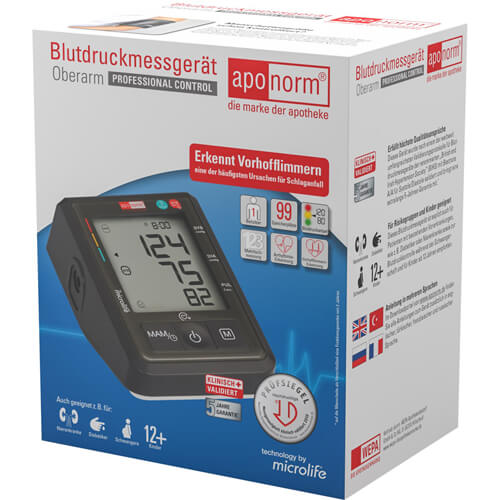 APONORM Blutdruckmessgerät Prof.Control Oberarm APONORM Blutdruckmessgerät Prof.Control Oberarm