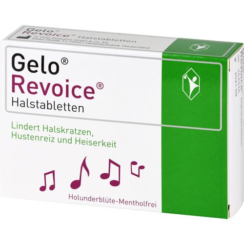 GeloRevoice Halstabletten Holunderblüte - Mentholfrei bei Heiserkeit GeloRevoice Halstabletten Holunderblüte - Mentholfrei bei Heiserkeit