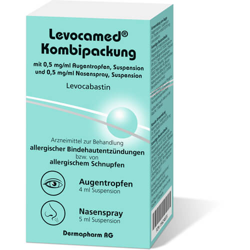 LEVOCAMED Kombi 0,5 mg/ml AT + 0,5 mg/ml Nasenspr. LEVOCAMED Kombi 0,5 mg/ml AT + 0,5 mg/ml Nasenspr.
