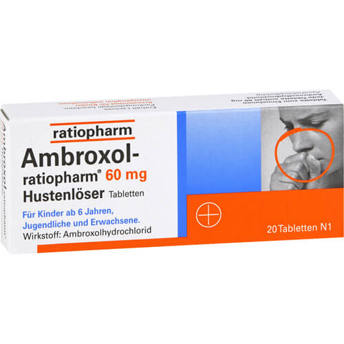 AMBROXOL-ratiopharm 60 mg Hustenlöser Tabletten AMBROXOL-ratiopharm 60 mg Hustenlöser Tabletten