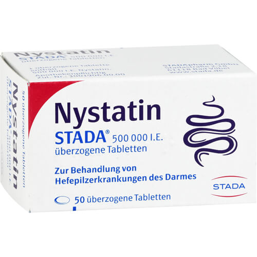 NYSTATIN STADA 500.000 I.E. überzogene Tab. NYSTATIN STADA 500.000 I.E. überzogene Tab.