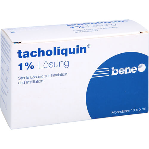 TACHOLIQUIN 1% Lösung für einen Vernebler Monodose TACHOLIQUIN 1% Lösung für einen Vernebler Monodose