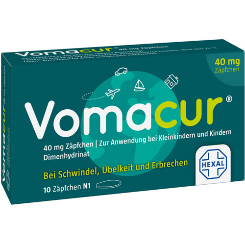 VOMACUR 40 Suppositorien VOMACUR 40 Suppositorien