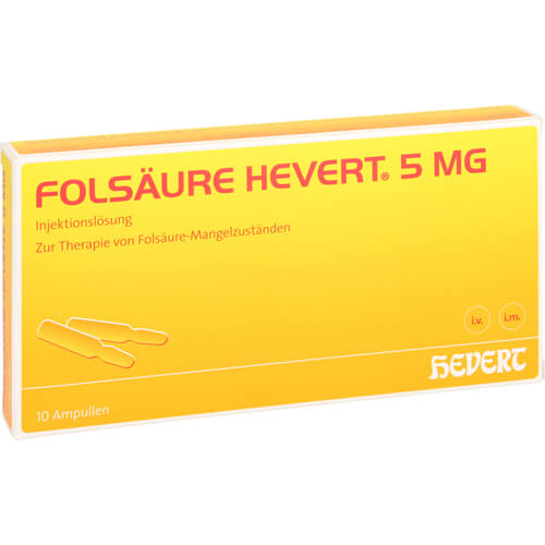 FOLSÄURE HEVERT 5 mg Ampullen FOLSÄURE HEVERT 5 mg Ampullen