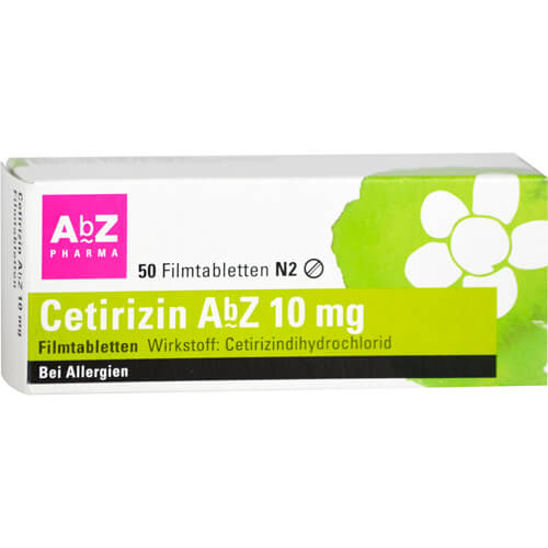 CETIRIZIN AbZ 10 mg Filmtabletten CETIRIZIN AbZ 10 mg Filmtabletten