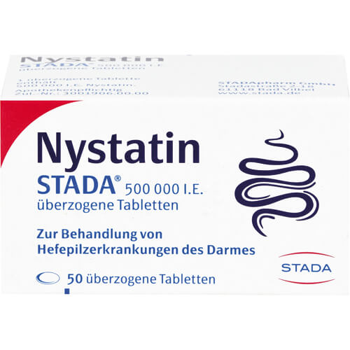 NYSTATIN STADA 500.000 I.E. überzogene Tab. NYSTATIN STADA 500.000 I.E. überzogene Tab.